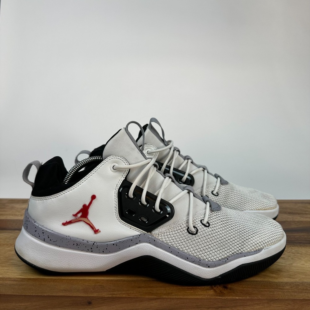 Mens‎ Nike Air Jordan DNA White Cement Mid Basketball Shoes Sneakers 12 M GUC